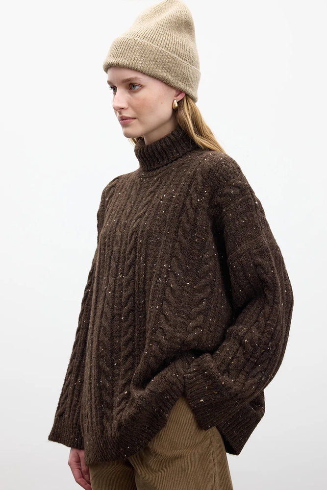 Turtleneck Knit Sweater