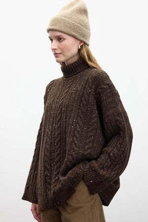 Turtleneck Knit Sweater