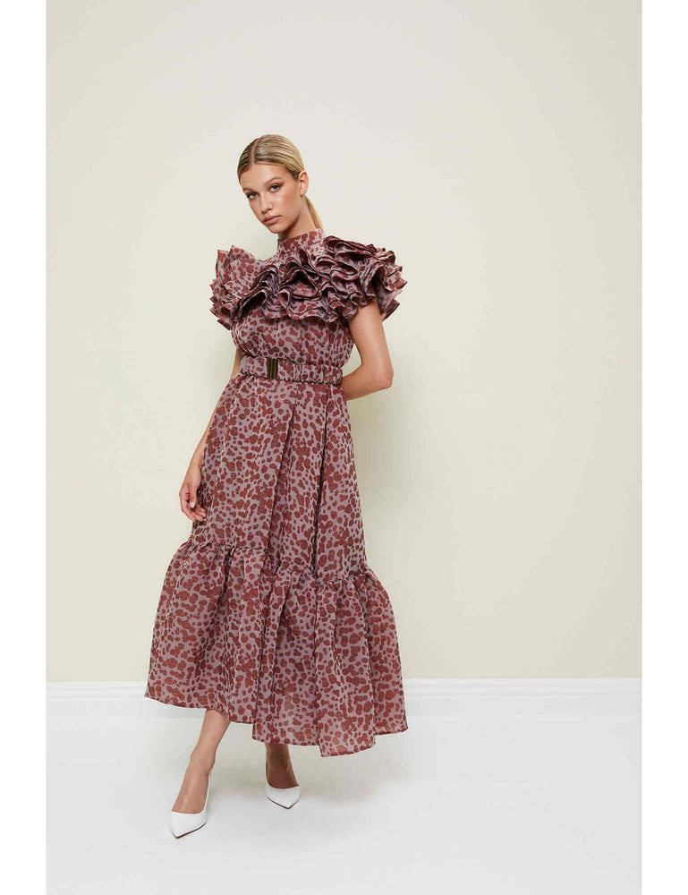 ladies frilly dresses Ladies' Summer Casual Midi Dress Puffy Short Sleeve Squares Neck Smocked Ruffle Dresses Flowy a Line Tiered Midi Dress Long Formal Dress Navy XL