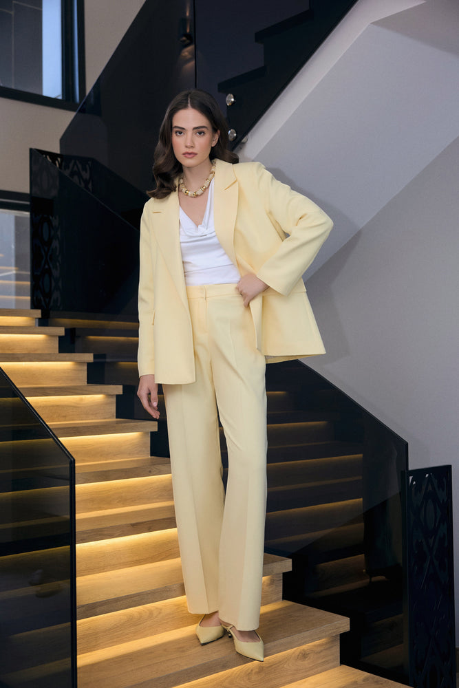 Designer Brand Blazer Yellow