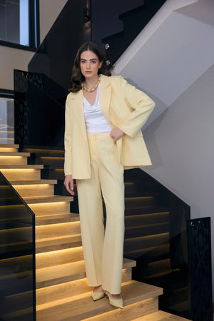 Designer Brand Blazer Yellow