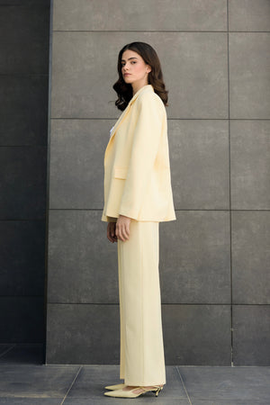 Designer Brand Blazer Yellow