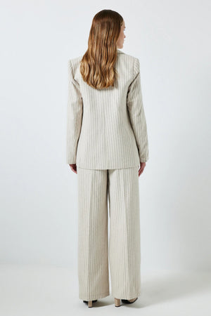 Structured Striped Trouser