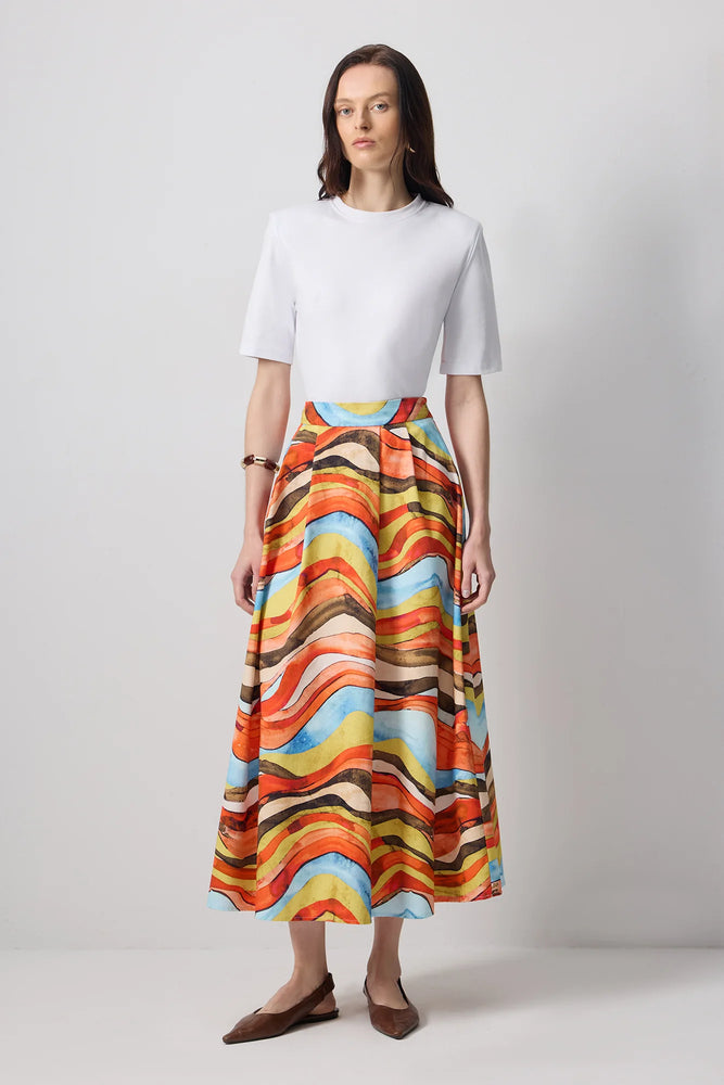 Abstract Pattern Skirt