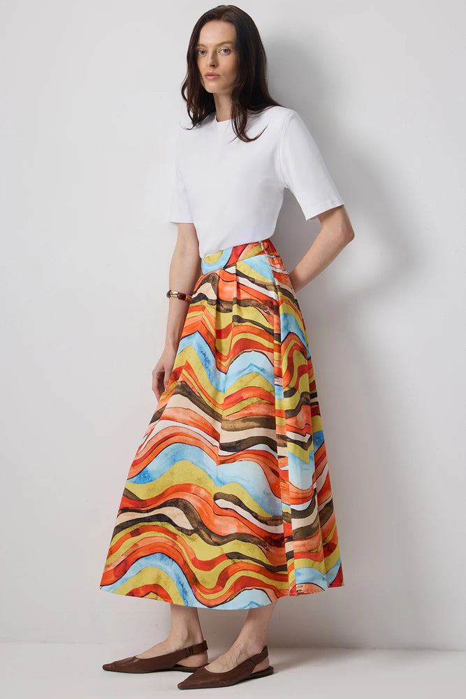 Abstract Pattern Skirt