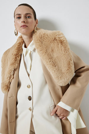 Fur Collar Coat