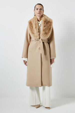 Fur Collar Coat