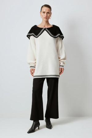 Marine Collar Sweater
