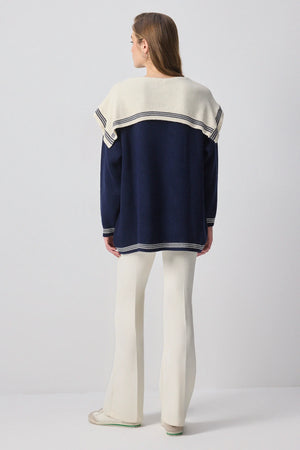 Marine Collar Sweater