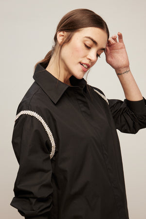 Crystal Trim Shirt