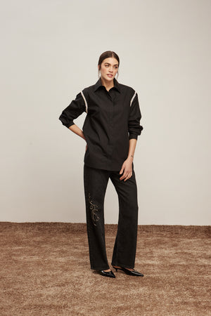 Crystal Trim Shirt