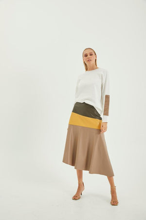 Triple Midi Skirt